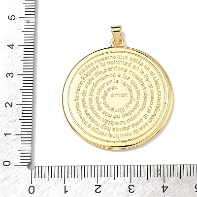 Brass Pendants KK-Z153-01G-02-1