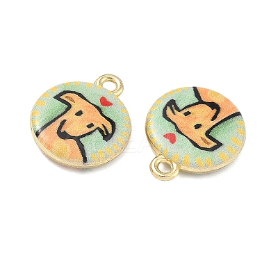 Printed Alloy Pendants PALLOY-P319-07D-17-1