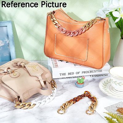 Acrylic Cable Chain Phone Case Chain HJEW-JM00480-02-1