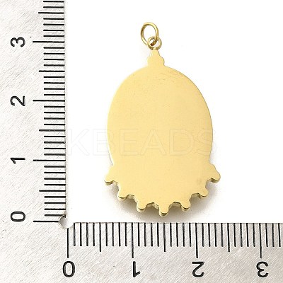 Ion Plating(IP) 304 Stainless Steel Pendants STAS-K263-66G-1