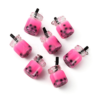 Glass Bottle Pendants X-CRES-S359-01G-1
