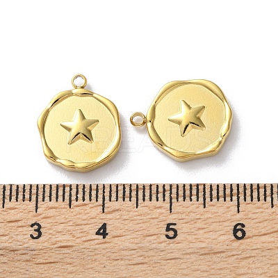 Ion Plating(IP) 304 Stainless Steel Pendants STAS-Z099-01G-02-1