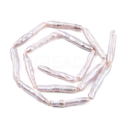 Natural Baroque Pearl Keshi Pearl Beads Strands PEAR-N021-15-1