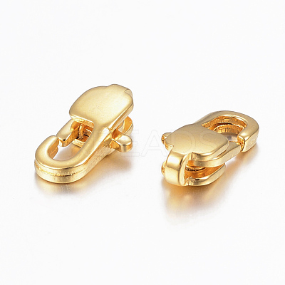 304 Stainless Steel Lobster Claw Clasps X-STAS-K155-10G-1