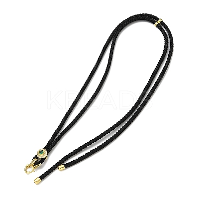 Nylon Cord Necklaces Findings KK-Q019-09G-02-1