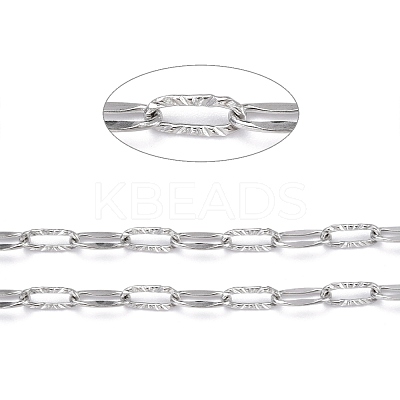 Tarnish Resistant 304 Stainless Steel Cable Chains CHS-D033-05P-02-1