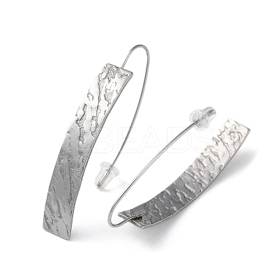 Non-Tarnish 304 Stainless Steel Dangle Earrings for Women EJEW-D085-01P-01-1