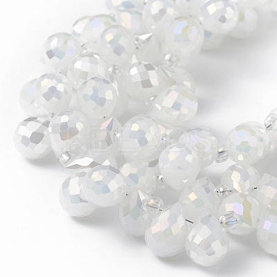 Imitation Jade Glass Beads Strands EGLA-F152-A02-1