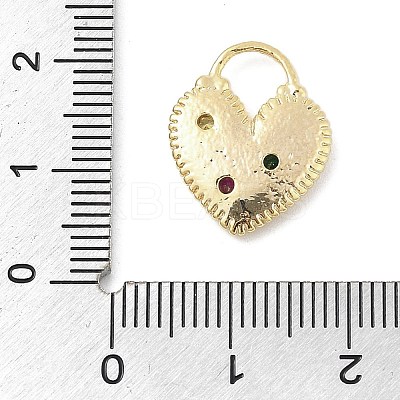 Brass Micro Pave Cubic Zirconia Pendants LS-KK-S514-04C-G-1