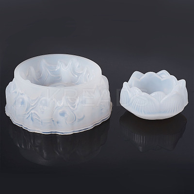 DIY Silicone Ashtray & Candle Holder Molds DIY-TA0002-89-1