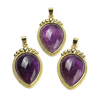 Natural Mixed Gemstone Pendants G-F760-02B-1