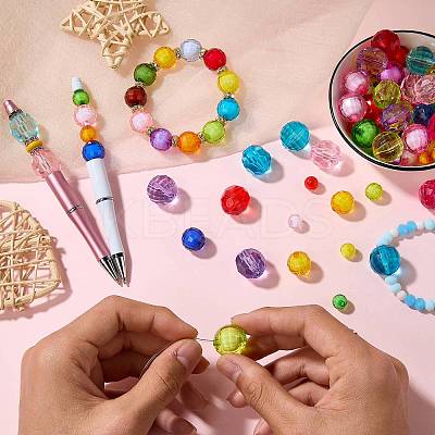 230G Transparent Acrylic Beads OACR-SZ0001-80-1