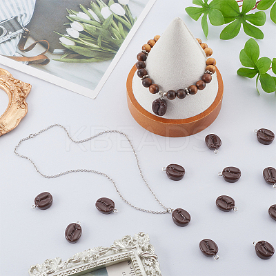 40Pcs Imitation Food Resin Pendants RESI-SC0003-45-1