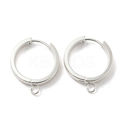 201 Stainless Steel Huggie Hoop Earrings Findings STAS-A167-01V-S-1