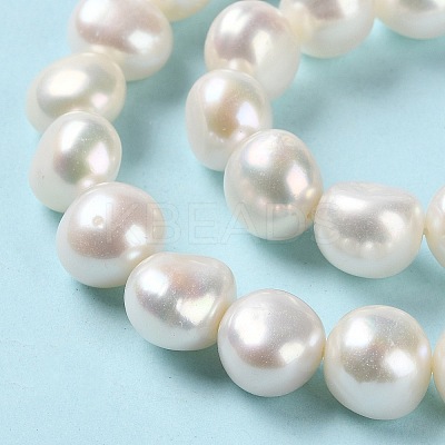 Natural Cultured Freshwater Pearl Beads Strands PEAR-E018-70-1
