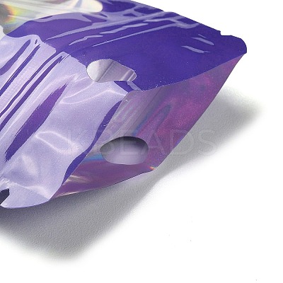 Rectangle Glitter Holographic PVC Resealable Packaging Bags ABAG-P011-01A-03-1