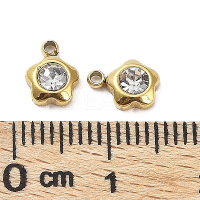 Ion Plating(IP) 304 Stainless Steel Charms STAS-Q254-31G-1
