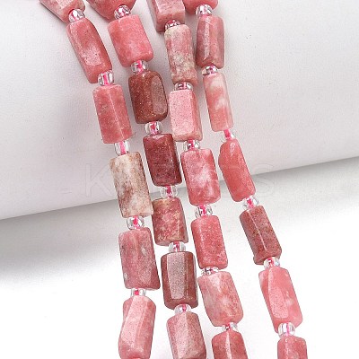 Natural Rhodonite & Chrysocolla & Rose Quartz & Pink Opal & Labradorite & Amazonite & Lepidolite & Larimar Beads Strands G-C270-K11-1