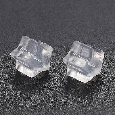Transparent Silicone Ear Nuts LS-SIL-N003-02-1