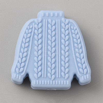 Sweater Food Grade Eco-Friendly Silicone Focal Beads SIL-SZC0008-02A-1
