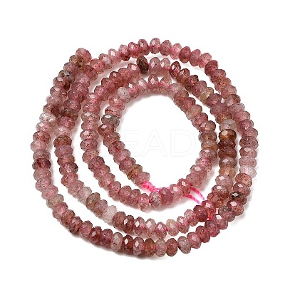 Natural Strawberry Quartz Beads Strands G-G343-A08-2x4mm-1