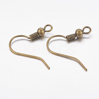 Brass Earring Hooks X-KK-S075-AB-NF-1