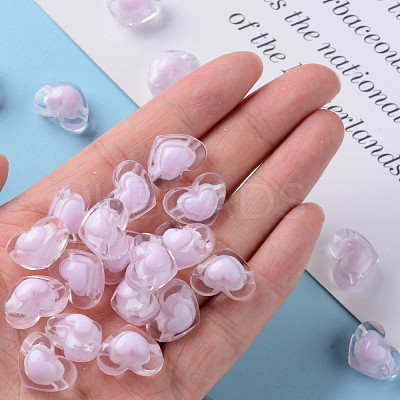 Transparent Acrylic Beads TACR-S152-08A-09-1