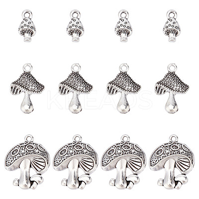 60Pcs 3 Styles Tibetan Style Alloy Pendants TIBEP-SC0002-27-1