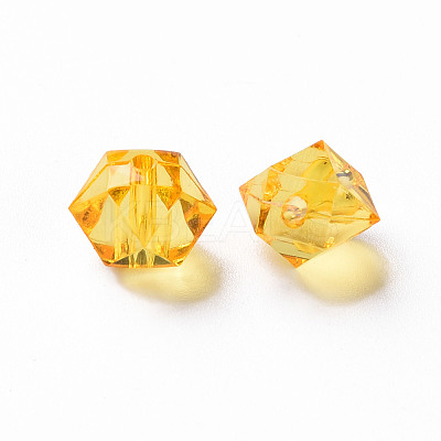 Transparent Acrylic Beads TACR-S154-15B-81-1