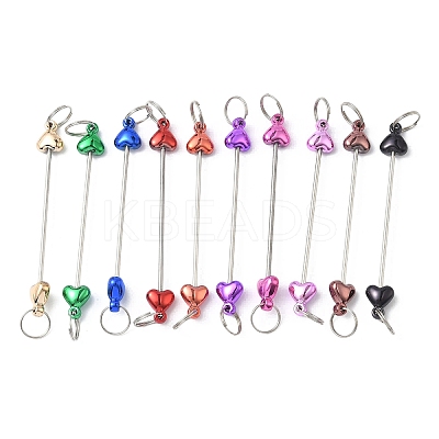 Iron Beadable Keychain Bar IFIN-F164-02-1