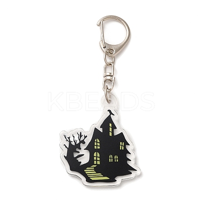Halloween Acrylic Pendant Keychain KEYC-M020-01B-1