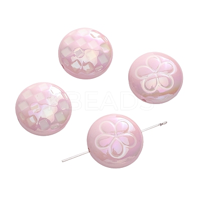 2Pcs UV Platings Acrylic Beads PW-WG8BB90-02-1