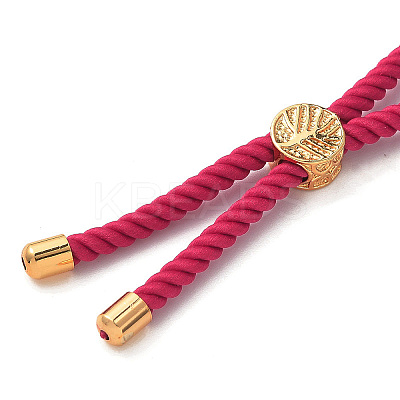 Cotton Cord Bracelet Making KK-F758-03G-G-1