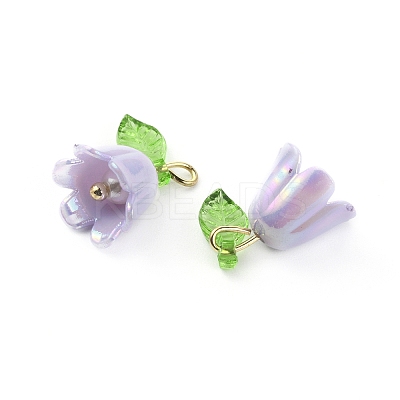 Opaque Resin Pendants CRES-CJC0009-05G-05-1