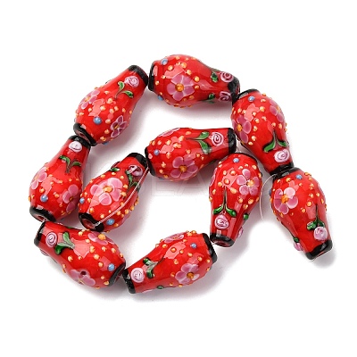 Handmade Lampwork Beads LAMP-F041-01C-1