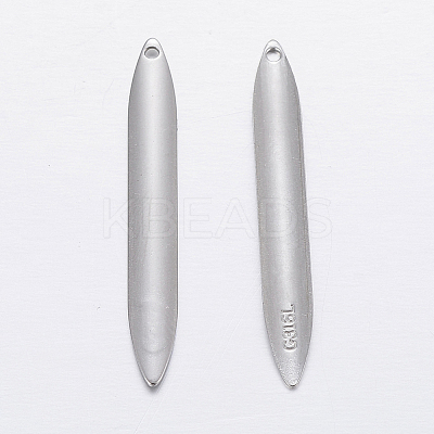 Tarnish Resistant 304 Stainless Steel Pendants STAS-P198-03-1