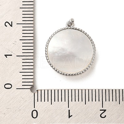Brass Micro Pave Cubic Clear Zirconia Pendants KK-P260-27A-P-1