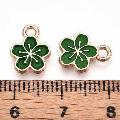 Alloy Enamel Charms ENAM-T022-07F-1
