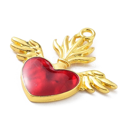 Alloy Enamel Pendants ENAM-P252-02G-1