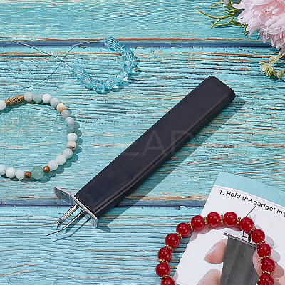 1Pc Plastic with Iron Bead Knotting Tool TOOL-WR0001-10A-1