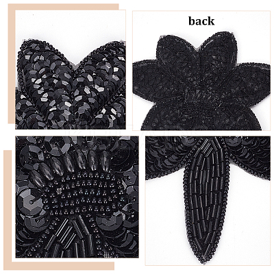 Flower Gauze Embroidery Ornaments Accessories DIY-WH0308-310F-1