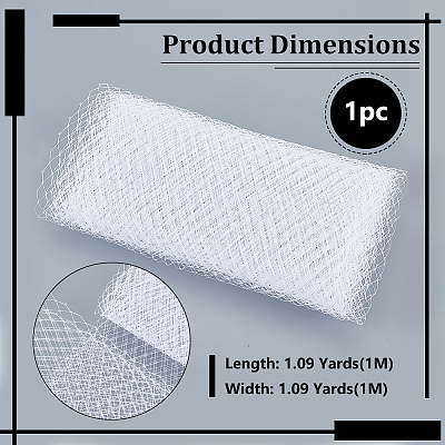 Polyester Mesh Fabric DIY-WH0504-186B-1