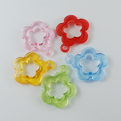 Transparent Acrylic Pendants TACR-R8-M-1