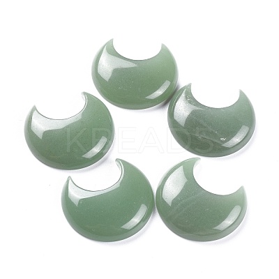 Natural Green Aventurine Cabochons G-P440-A05-1