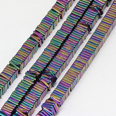 Electroplate Non-magnetic Synthetic Hematite Heishi Beads Strands G-J171A-2x2mm-M-1