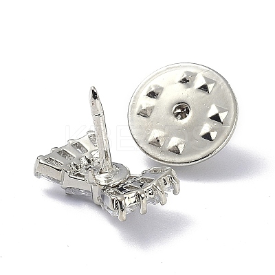 Sparkling Bowknot Brooch Pin LS-JEWB-K006-04P-1
