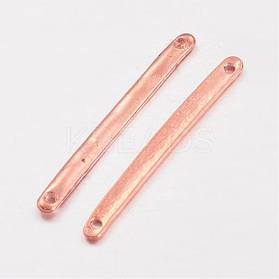 Tibetan Style Alloy Bar Links connectors TIBE-A14039-RG-FF-1