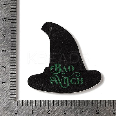 Halloween Imitation Leather Pendants FIND-K017-02C-02-1
