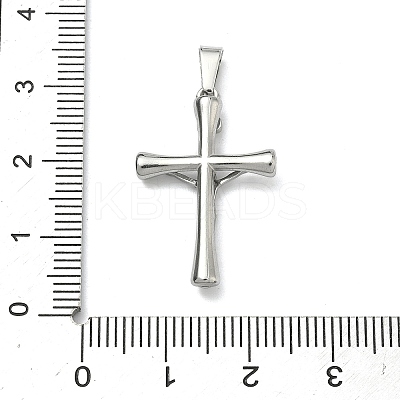 304 Stainless Steel Pendants X-STAS-F336-18P-02-1