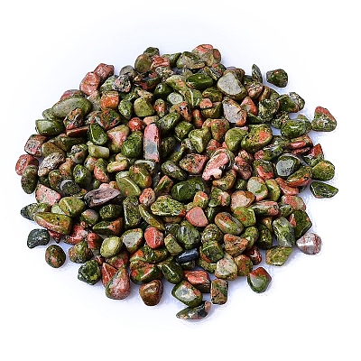 Natural Unakite Tumbled Chips PW-WGA7DCE-13-1
